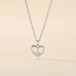 Collier Argent Sabino Oxydes De Zirconium