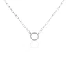 Collier Argent Sadoc Oxydes De Zirconium