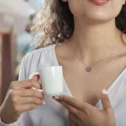 Collier Argent Sandylene