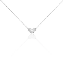 Collier Argent Santiago Oxydes De Zirconium