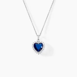 Collier Argent Sphinx Pierre