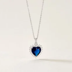 Collier Argent Sphinx Pierre