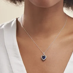 Collier Argent Sphinx Pierre