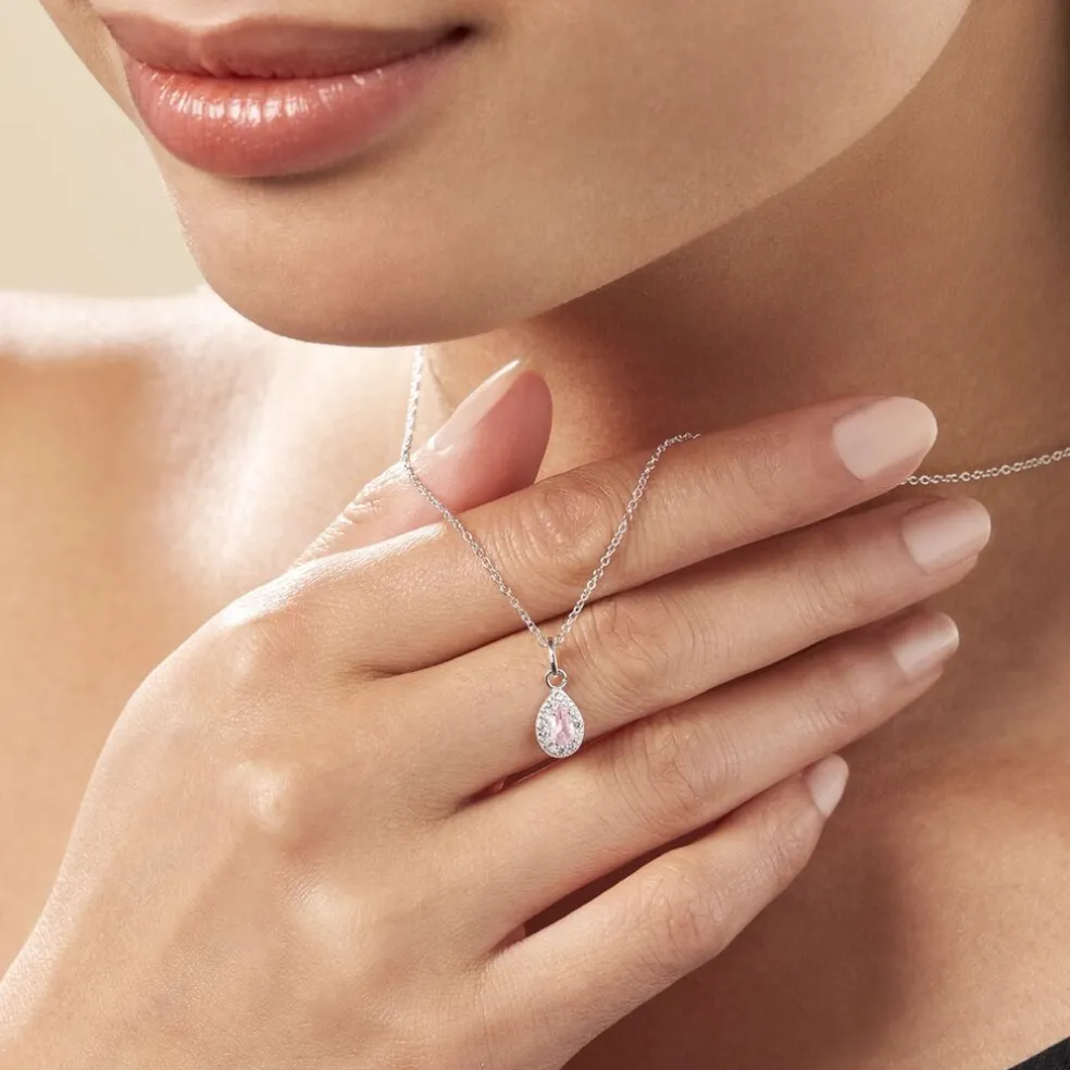 Collier Argent Tania Oxydes De Zirconium