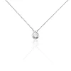 Collier Argent Temusio Oxydes De Zirconium