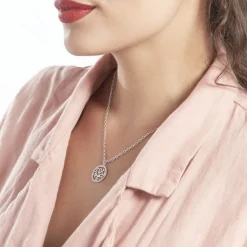 Collier Argent Urcisse Oxydes De Zirconium