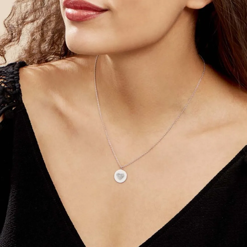 Collier Argent Ursicin Glitter