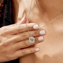 Collier Argent Ursicin Glitter