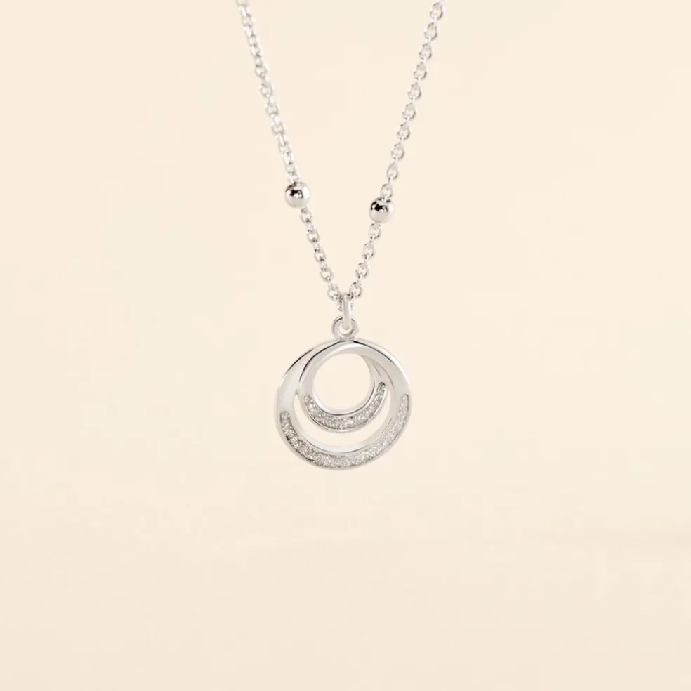 Collier Argent Vibien Glitter