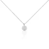 Collier Argent Victorin Oxydes De Zirconium