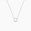 Collier Argent Vivence Oxydes De Zirconium