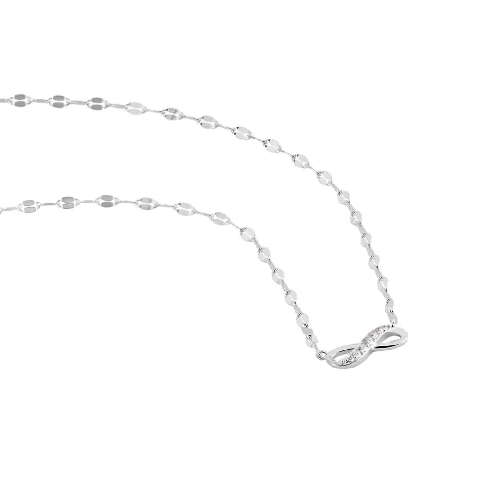 Collier Argent Wendel Oxydes De Zirconium