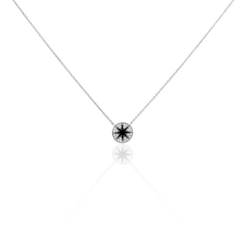 Collier Argent Winston Oxydes De Zirconium