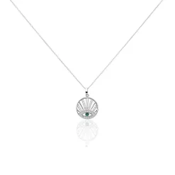 Collier Aries Argent Blanc Oxyde De Zirconium