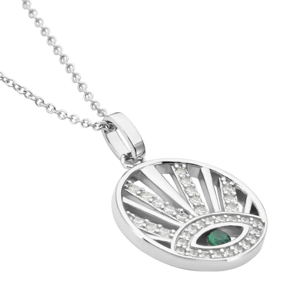 Collier Aries Argent Blanc Oxyde De Zirconium