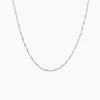 Collier Arletty Argent Blanc