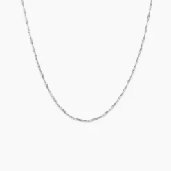 Collier Arletty Argent Blanc