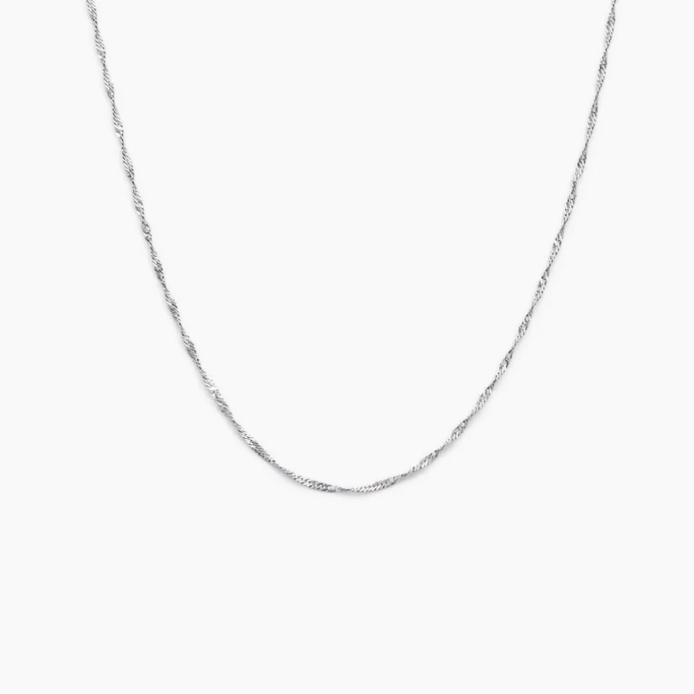 Collier Arletty Argent Blanc