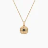 Collier Arlo Plaque Or Jaune Spinelle