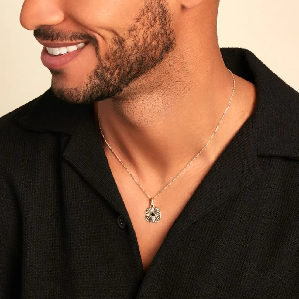 Collier Arlo Plaque Or Jaune Spinelle