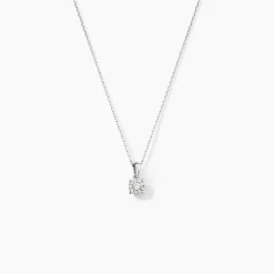Collier Artemis Or Blanc Diamant