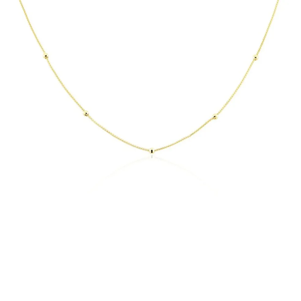Collier Assiba Or Jaune