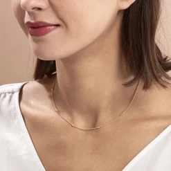 Collier Assiba Or Jaune