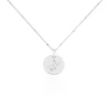 Collier Astr Argent Oxydes De Zirconium