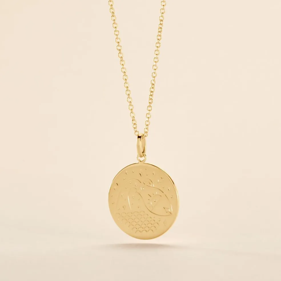 Collier Astro Plaqué Or