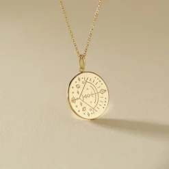 Collier Astro Plaqué Or