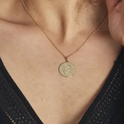 Collier Astro Plaqué Or