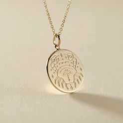 Collier Astro Plaqué Or