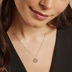 Collier Astrolae Or Jaune Diamant