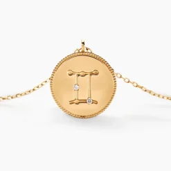 Collier Astrolae Or Jaune Diamant