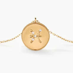 Collier Astrolae Or Jaune Diamant