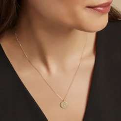 Collier Astrolae Or Jaune Diamant