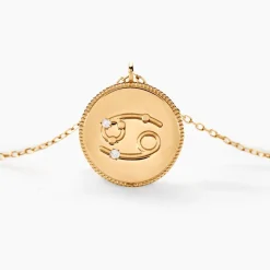 Collier Astrolae Or Jaune Diamant