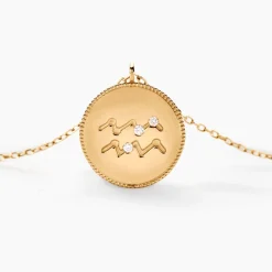 Collier Astrolae Or Jaune Diamant