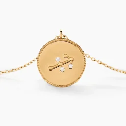 Collier Astrolae Or Jaune Diamant