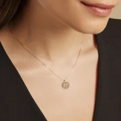 Collier Astrolae Or Jaune Diamant