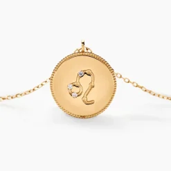 Collier Astrolae Or Jaune Diamant