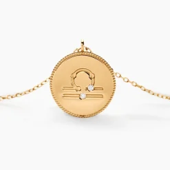 Collier Astrolae Or Jaune Diamant