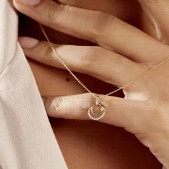 Collier Atlanta Or Jaune Diamant