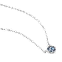 Collier Auxana Argent Blanc Oxyde De Zirconium