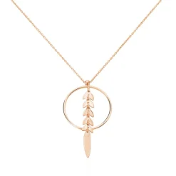 Collier Auxanne Argent Rose