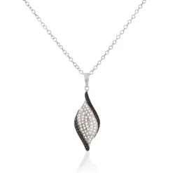 Collier Averill Argent Blanc Oxyde De Zirconium