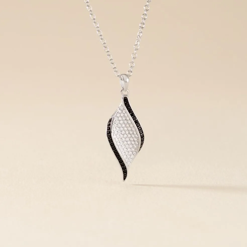 Collier Averill Argent Blanc Oxyde De Zirconium