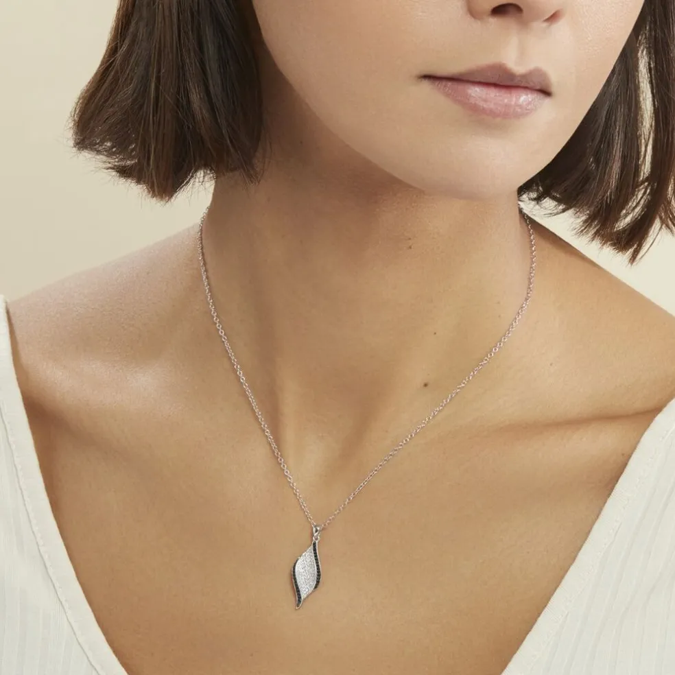 Collier Averill Argent Blanc Oxyde De Zirconium