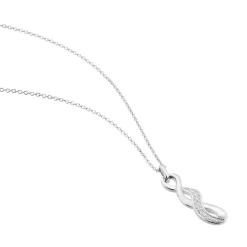 Collier Ayhan Argent Blanc Oxyde De Zirconium