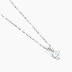 Collier Azenor Argent Blanc Oxyde De Zirconium